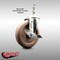 Service Caster 5 Inch 316SS High Temp Glass Filled Nylon 3/8 Inch Threaded Stem Caster Brake SCC-SS316TS20S514-GFNSHT-TLB-381615 - alternate 4